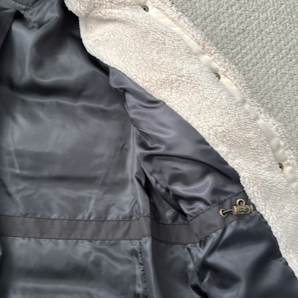 Ralph Lauren Black Women's Puffer Jacket Faux Fur Hood Sz S Small $340 - Picture 7 of 8
